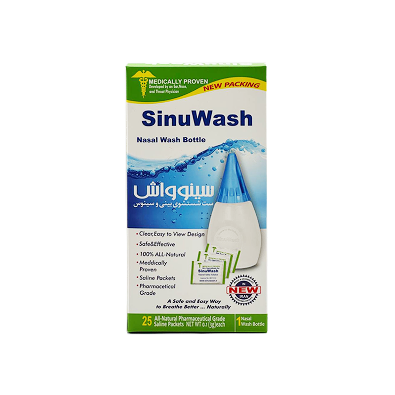 نمک طبی سینو واش (25 عددی)